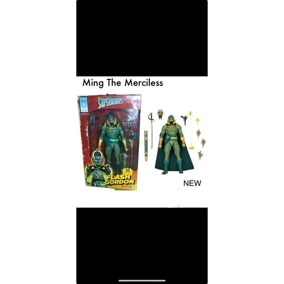 NECA Original Superheroes Flash Gordon MING Toy Action Figure - Picture 2 of 3